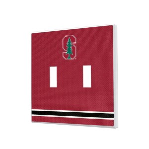 NCAA ACC Universities Stripe Hidden-Screw Light Switch Plate for Double Toggle - 1 of 4