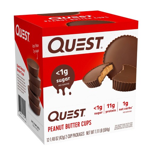 Quest Peanut Butter Cups - 12 pack, 1.48 oz