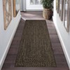 Modern Washable Area Rug, Soft Non-Slip Carpet for Living Room & Bedroom, Large Farmhouse Throw Rug, Non-Shedding, Stain Resistant (Multi) - 2 of 4