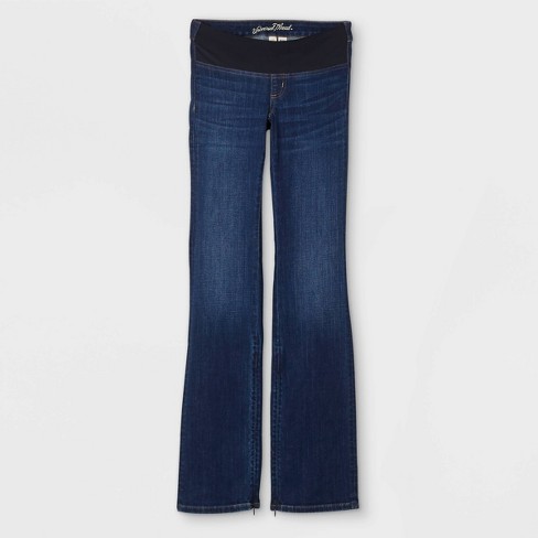 Women's High-Rise Vintage Bootcut Jeans - Universal Thread™ Dark Blue 0