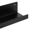 Kate & Laurel All Things Decor 36" Mezzo Modern Metal Ledge Shelf Black: Wall Mounted, No Assembly Required - 3 of 4
