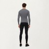 Anna-Kaci Active Men's Long Sleeve Crew Neck Compression Shirt with Stretch Fabric and Athletic Fit - 4 of 4