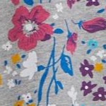 heather grey field floral