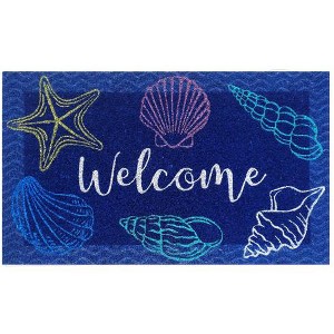 Briarwood Lane Summer Coir Doormat 30x18 Seashells For Summer Coir Doormat - 1 of 2