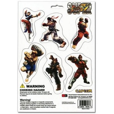Great Eastern Entertainment Co. Street Fighter IV Magnet Collection Set