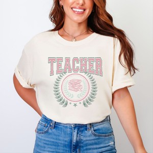 Simply Sage Market Teacher Grunge Garment Dyed Tee - 1 of 4