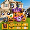 HOMDOX 5.25 × 2.17 × 3.25 FTHalloween Inflatable Pumpkin Combo with Joker Playing Cards/Cat/Bat/Jack-o'-Lantern with Built-in LEDs Yard Decoration - 3 of 4