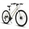 YONWAY 700Cx35 Wide Tires Road Bike with Aluminum Alloy Wheels, 21-Speed Gear System, Disc Brakes, for Urban Commuting - 2 of 4