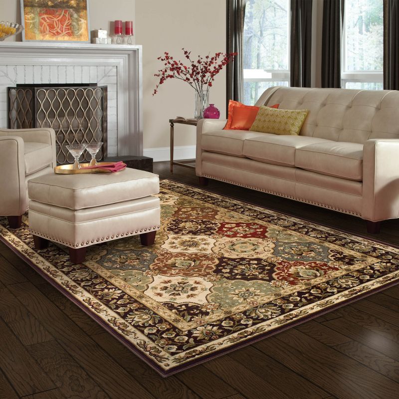 Traditional Ornamental Floral Formal Indoor Area Rug or Runner by Blue Nile Mills, 2 of 6