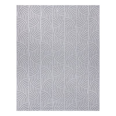 Gertmenian Ringley Michele Modern Geometric Flatweave Indoor Outdoor Area Rug