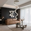 CityFurn 16/20-Light Cluster Chandelier Gold Ceiling Pendant with Alabaster Shades - 3 of 4