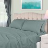 Luxury Egyptian Quality Cotton 650 Thread Count Solid Deep Pocket Sheet Set by Blue Nile Mills - 2 of 4