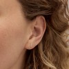 Pure Collection by Ross-Simons Diamond Bar Flat-Back Stud Earrings in 14kt Yellow Gold - 4 of 4