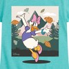 Girls' - Disney - Daisy With Leaves Fitted Short Sleeve Graphic T-Shirt - 2 of 4