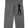 Nightmare On Elm Street Freddy Men's Graphite Heather Sleep Pajama Pants - 2 of 4