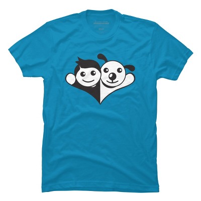 Men's Design By Humans Doggy Friend By graphicganga T-Shirt
