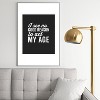 EnvyArt Reason Act My Age Metal Framed Art Print - Deny Designs - 2 of 3