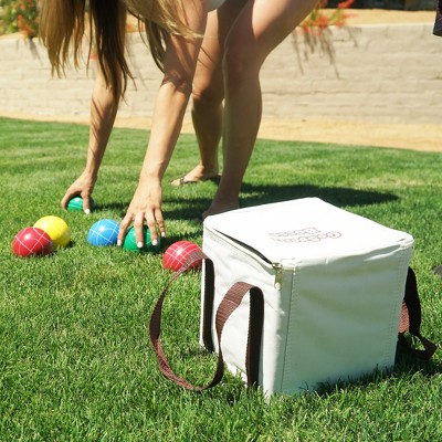 GoSports Multicolor Resin Bocce Ball Set with Carrying Case