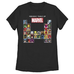 Women's Marvel Periodic Table of Heroes T-Shirt - 1 of 3