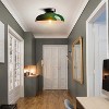 Claxy Industrial Ceiling Light with 12-Inch Metal Shade,Green - 2 of 4