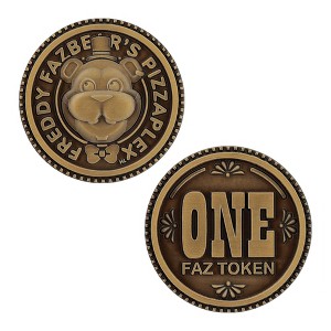Fanattik Five Nights At Freddy's "One Faz" Limited Edition Replica Coin - 1 of 4