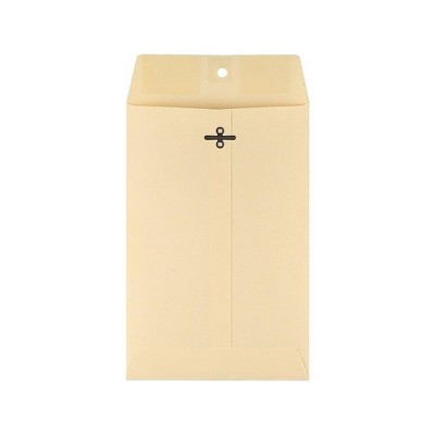 Staples Clasp Extra-Heavyweight Envelopes 6x9 Manila 100/BX (918765/19381) 918765N
