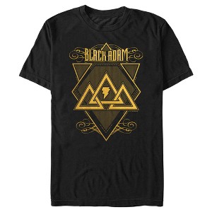 Men's Black Adam Triangle Strategy T-Shirt - 1 of 4