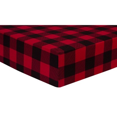 Trend Lab Fitted Crib Sheet - Buffalo Check