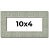 PosterPalooza | Panoramic Sculpted Blue Picture Frame - UV Acrylic, Foam Board Backing, Hanging Hardware - 2 of 4