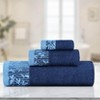 Charming Floral Accent Cotton Towel Set by Blue Nile Mills - 2 of 4
