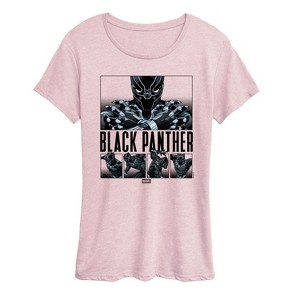 Women's - Marvel - Black Panther Grid Short Sleeve Graphic T-Shirt - 1 of 3