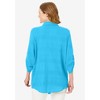 Woman Within Plus Size Cotton Gauze Bigshirt - 3 of 4