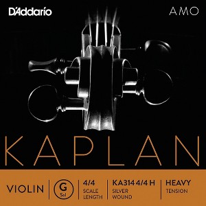 D'Addario Kaplan Amo Series Violin G String 4/4 Size, Heavy - 1 of 1