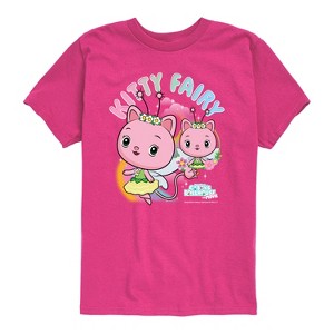 Boys' - Gabby's Dollhouse - Kitty Fairy Tee Short Sleeve Graphic T-Shirt - 1 of 3