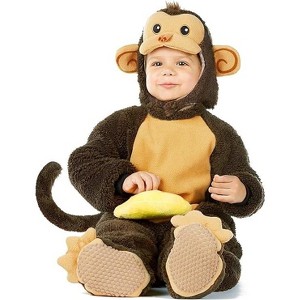 Joyfy Toddlers' Halloween Costume Infant Baby Monkey Costumes for Halloween Cosplay - 1 of 4