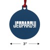 Jeopardy Classic Logo Aluminum Holiday Christmas Tree Ornament  3.0" (7.6 cm) x 3.37" (8.6 cm) - 3 of 4