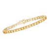 Designs By Gioelli 14K Gold Over Sterling Silver Citrine Tennis Bracelet - 3 of 3
