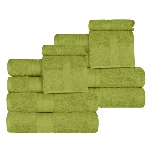 Cotton Plush Highly-Absorbent Heavyweight Luxury 12 Piece Assorted Towel Set by Blue Nile Mills - 1 of 4