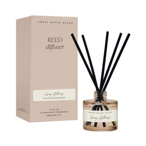 Sweet Water Decor Luxury Getaway Tinted Glass Reed Diffuser - 3.5oz - 1 of 3