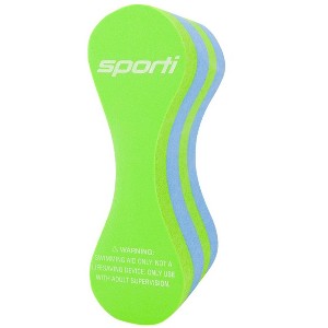Sporti Sporti Junior Pull Buoy Neon Green/Blue One Size - 1 of 4