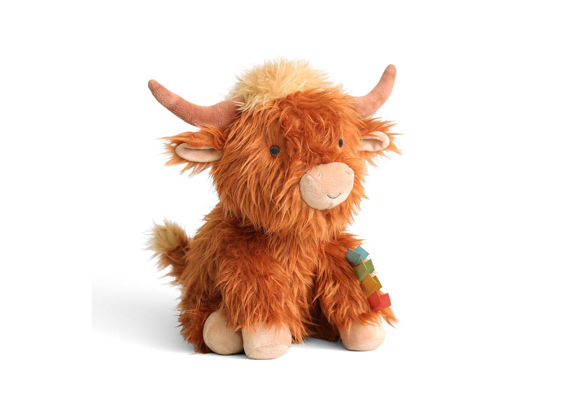 Itzy Ritzy Sweetie Snuggle Plush Stuffed Animal - Highland Cow