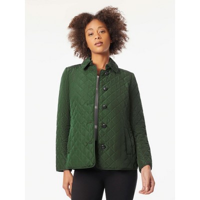 Jones New York Plus Size Five-Button Quilted Jacket