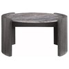 Coaster,Gladstone Round Faux Marble Top Coffee Table Distressed Grey - 3 of 4