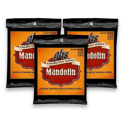 GHS Americana Medium Mandolin Strings (11-40) - 3 Pack