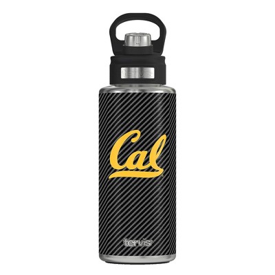 NCAA Cal Golden Bears 32oz Carbon Fiber Stainless Steel Water Bottle