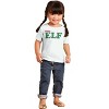 Cute Festive Christmas Little Elf Toddler Baby Graphic T Shirt Brisco Brands - 3 of 4