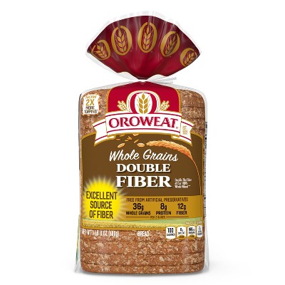 Oroweat Double Fiber Bread - 24oz : Target
