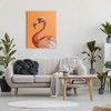 Stupell Industries Tropical Flamingo Bird Portrait Watercolor Detail Canvas Art - 3 of 4
