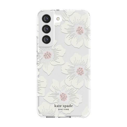 Kate Spade New York Samsung Galaxy S22 Protective Hardshell Phone Case -  Hollyhock Floral With Stones : Target