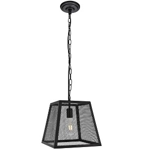 Elegant Lighting Talon Collection Pendant D11.8 H12.8 Lt:1 Matte Black Finish - 1 of 4